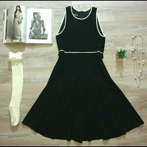 Escada Wool Little Black Dress Audrey Hepburn LBD